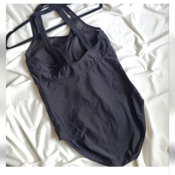 Simon Chang MESH layer 1 piece Swimsuit - Picture 3 of 7